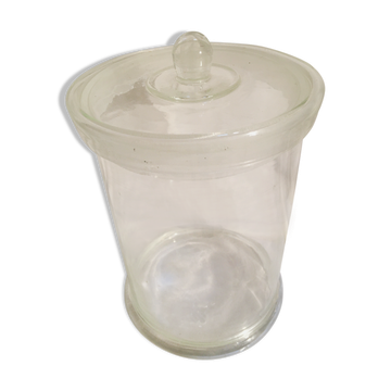 Confectioner jar made of antique glass