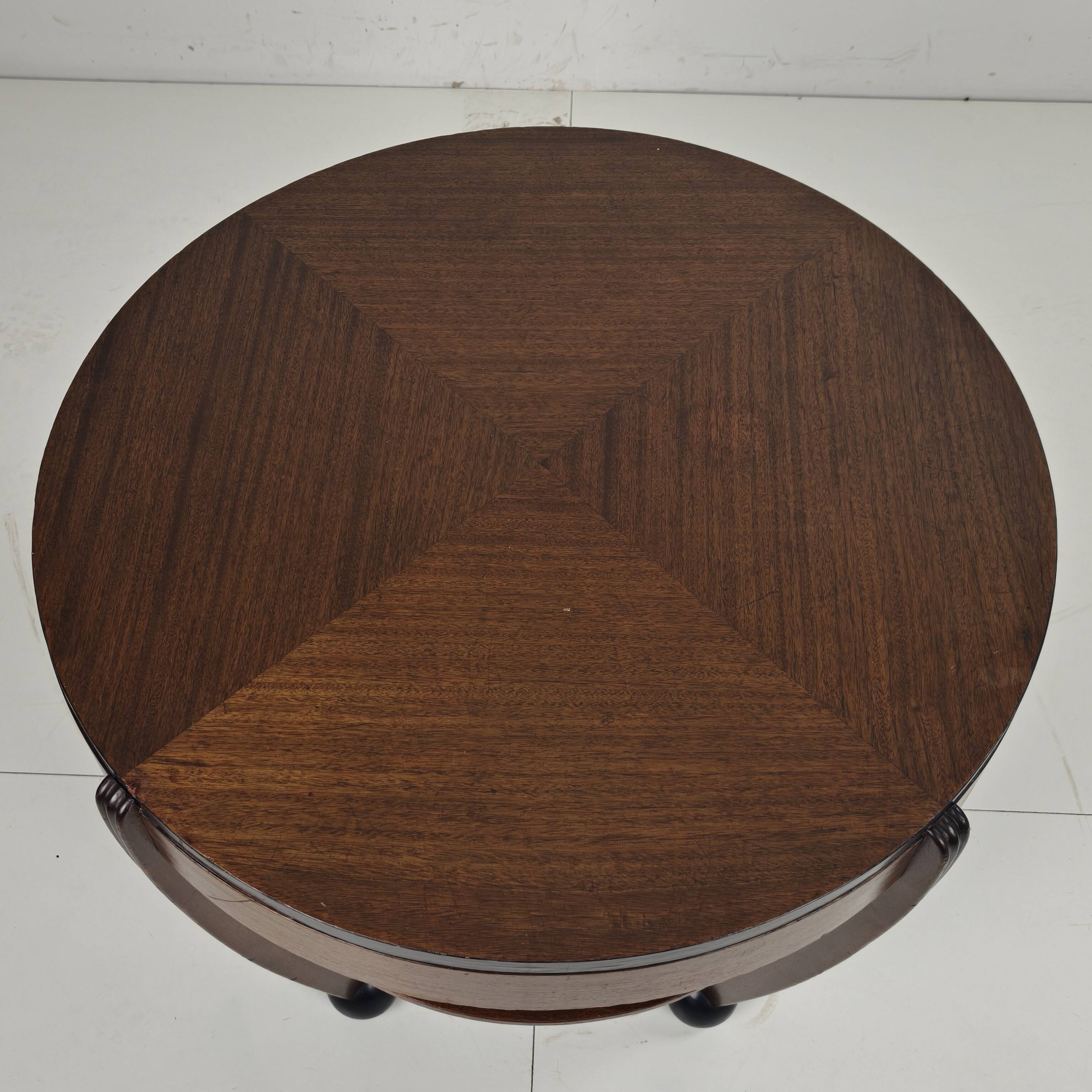 Art Deco Coffee Table – Amsterdam School, The Netherlands, 1930s