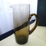 Vintage smoked glass orangeade service