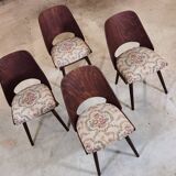 Suite de 4 chaises Ton 514 Oswald Haerdtl