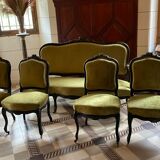 Napoleon III bench and chairs
