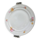 Vintage porcelain cake plate, stamped Czechoslovakia RK