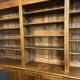 Bibliotheque meuble d'apothicaire en noyer
