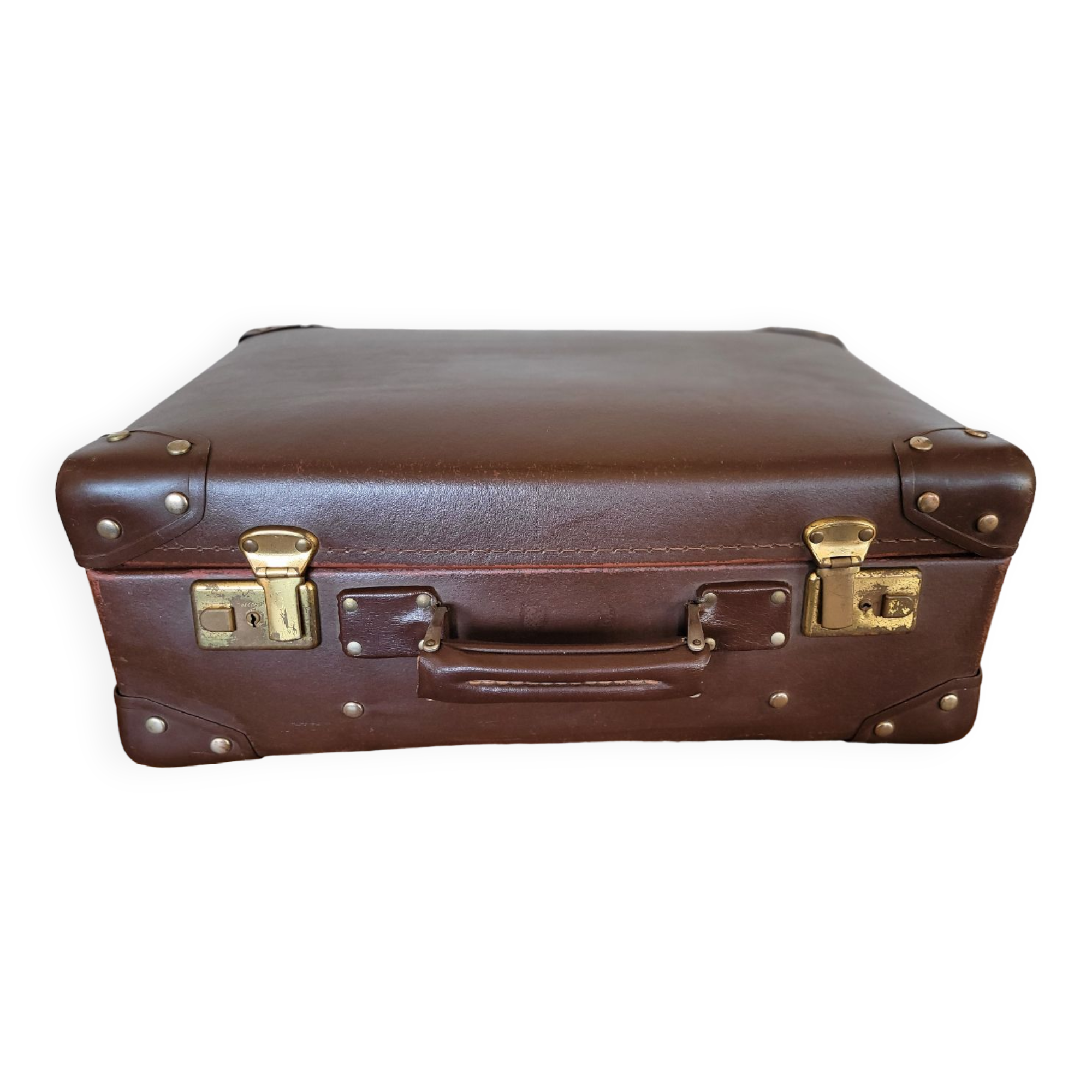 Antique cardboard suitcase