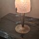 Wrought iron lamp, tulip molded glass pressed, unsigned 1930 a 40