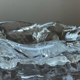 Vintage molded glass pocket tray