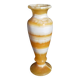 Baluster vase in real vintage honey onyx stone 25 cm