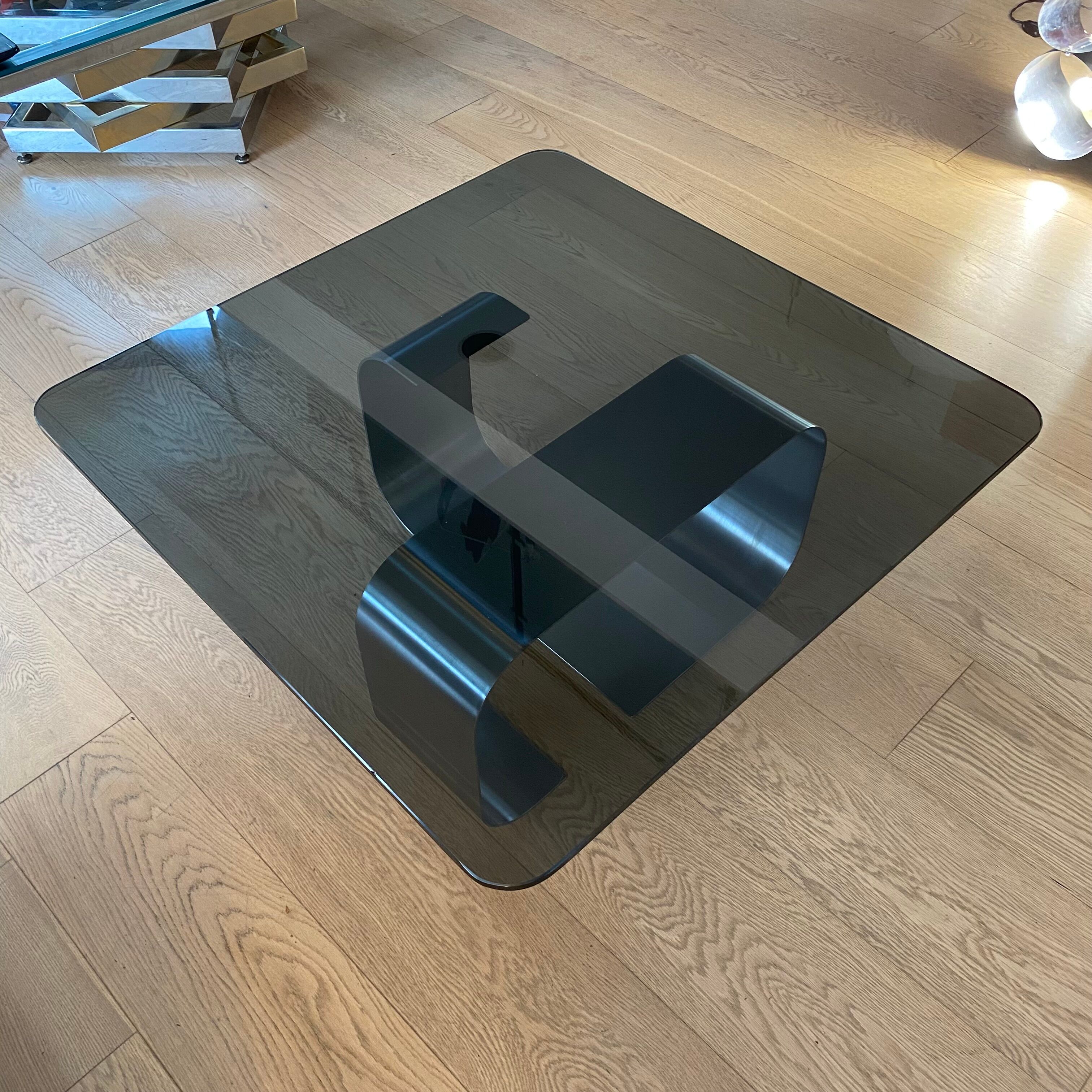 Coffee table "Naja" by Francois Monnet for Kappa 1970