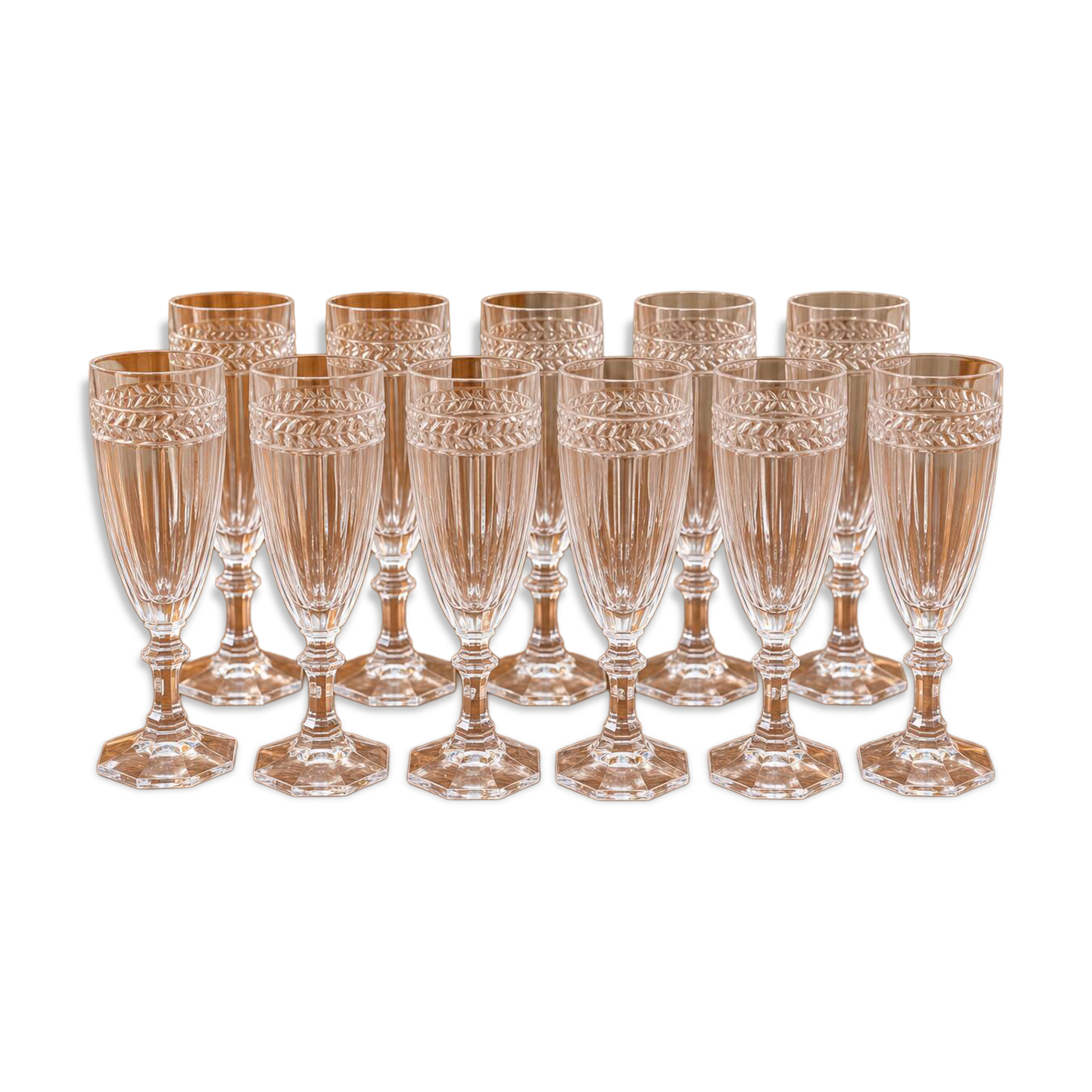 11 champagne flutes Villeroy & Boch Miss Desiree – 18.5 cm
