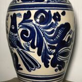 Vintage korond glazed terracotta pottery vase