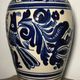 Vase poterie vintage en terre cuite vernissée de korond