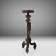 Carved Walnut Pedestal Table with Putto, France 1850s