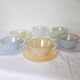 6 cups and saucers harlequin 220651