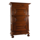 17th Century Belgian Renaissance Oak Cabinet with Concealed Lock