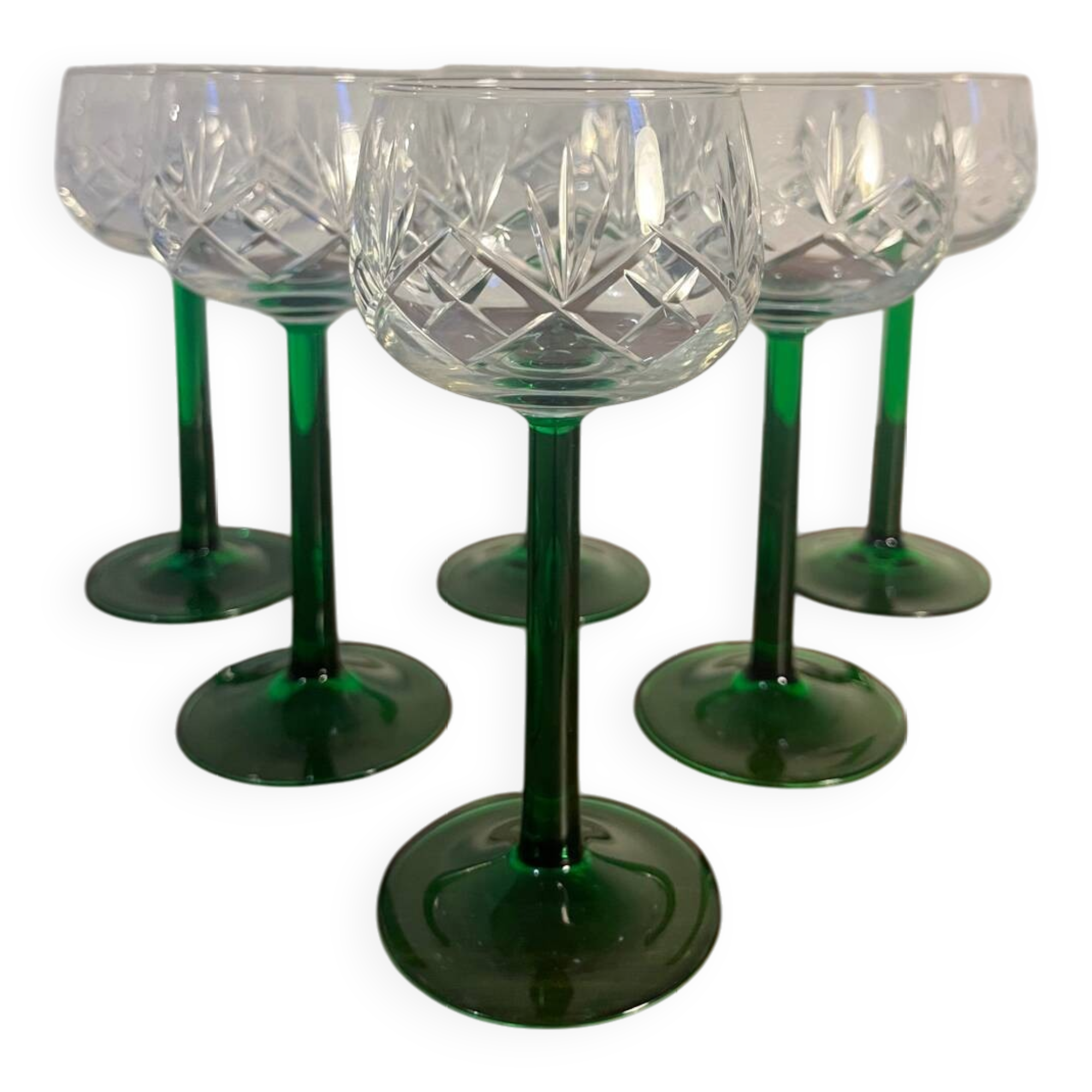 Low Rhine wine glass stemmed glass DLG baccarat