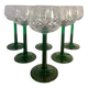 Verre à pied bas Rhin vin verre ciselé DLG baccarat