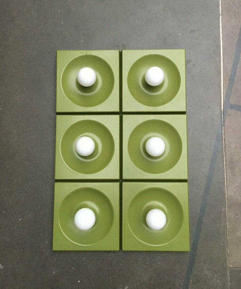 Quadro wall lamps mid-century by Jürgen Lange for Schönbuch, Germany, 1960s, set of 6.