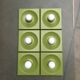Quadro wall lamps mid-century by Jürgen Lange for Schönbuch, Germany, 1960s, set of 6.