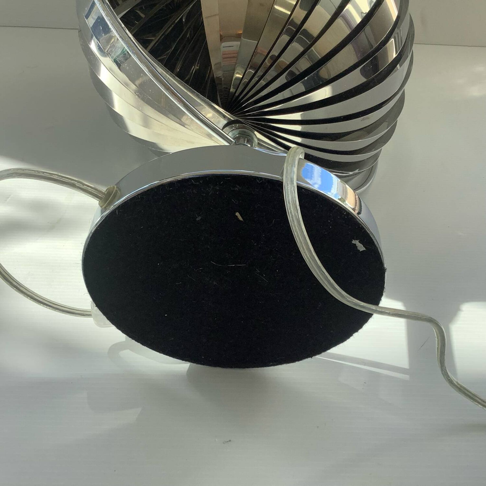 Moon Kare Designer Lamp 80’s Chrome Vintage Inspiration Vernon Panton