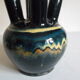 Pique flowers pottery savoyarde sign "F.Hertz" Annecy