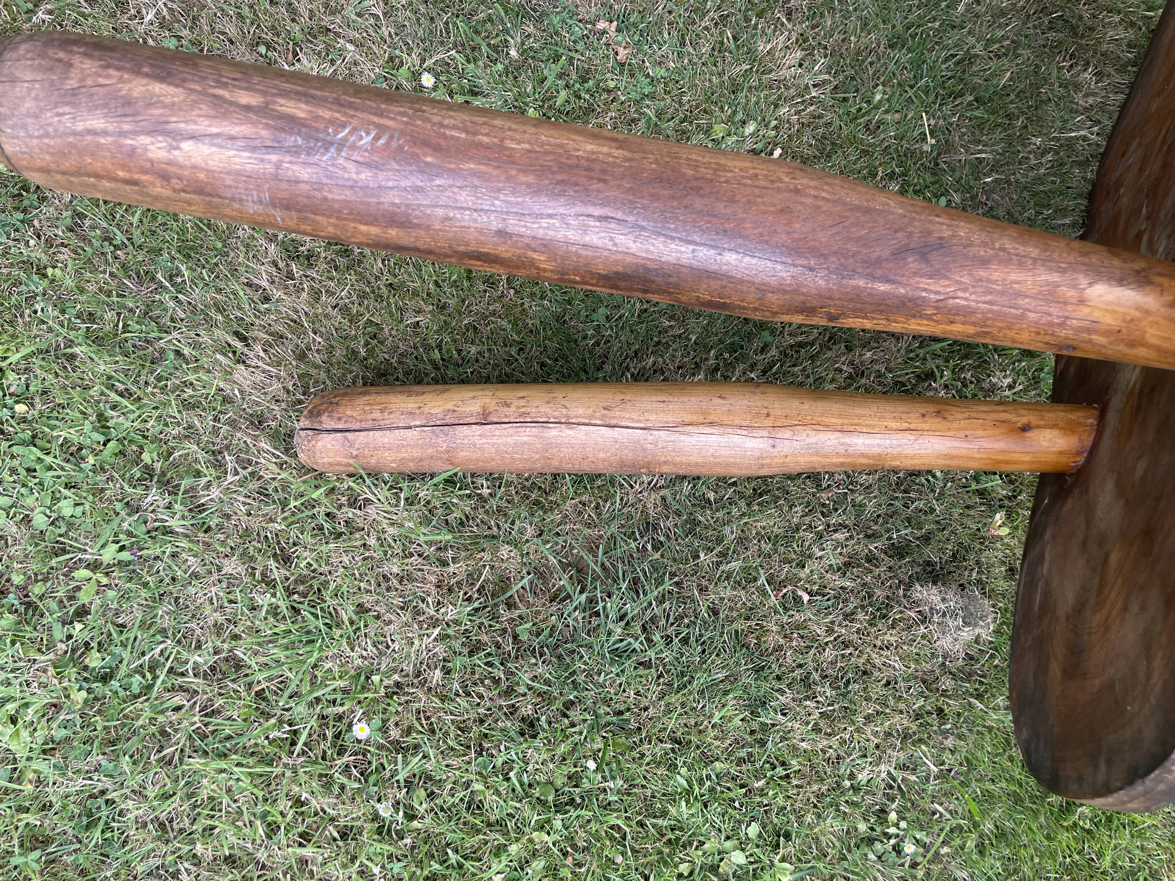 Modernist brutalist coffee table free form reconstruction 1950