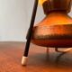 Small tripod table lamp in copper, 1950s.