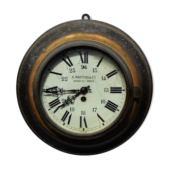 Station or administration clock early xxth a. martens & cie functional