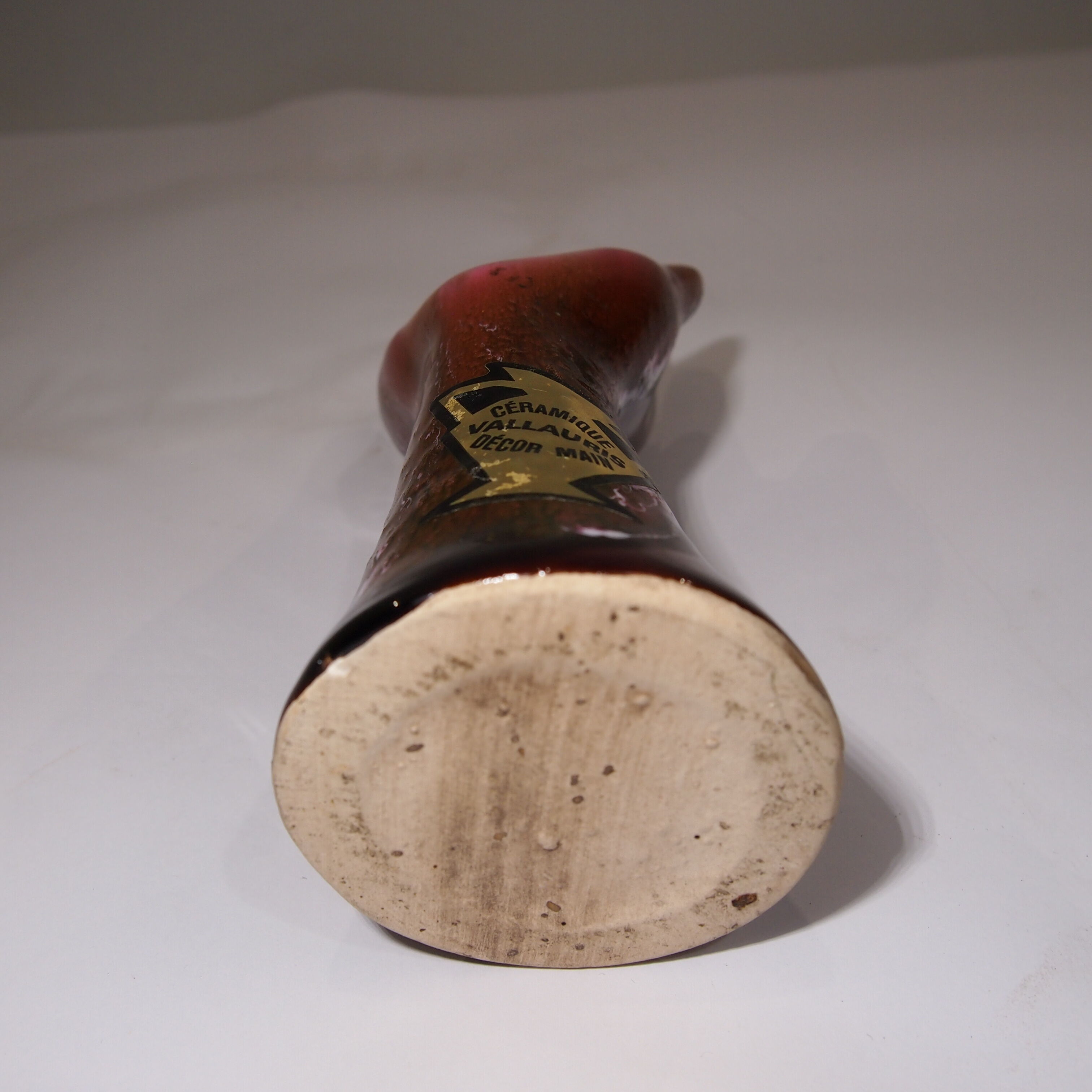 Soliflore céramique Vallauris baguier