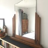 Large art deco mirror 90x92cm