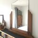 Large art deco mirror 90x92cm