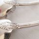 Silver dessert spoons