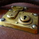 Vintage suitcase "World Map" restored 54,5x32x17,5 cm
