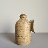 Pyrite stoneware pot