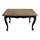 Table de salon noire et bois style Louis XV