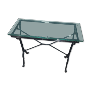 table de bistro en fonte