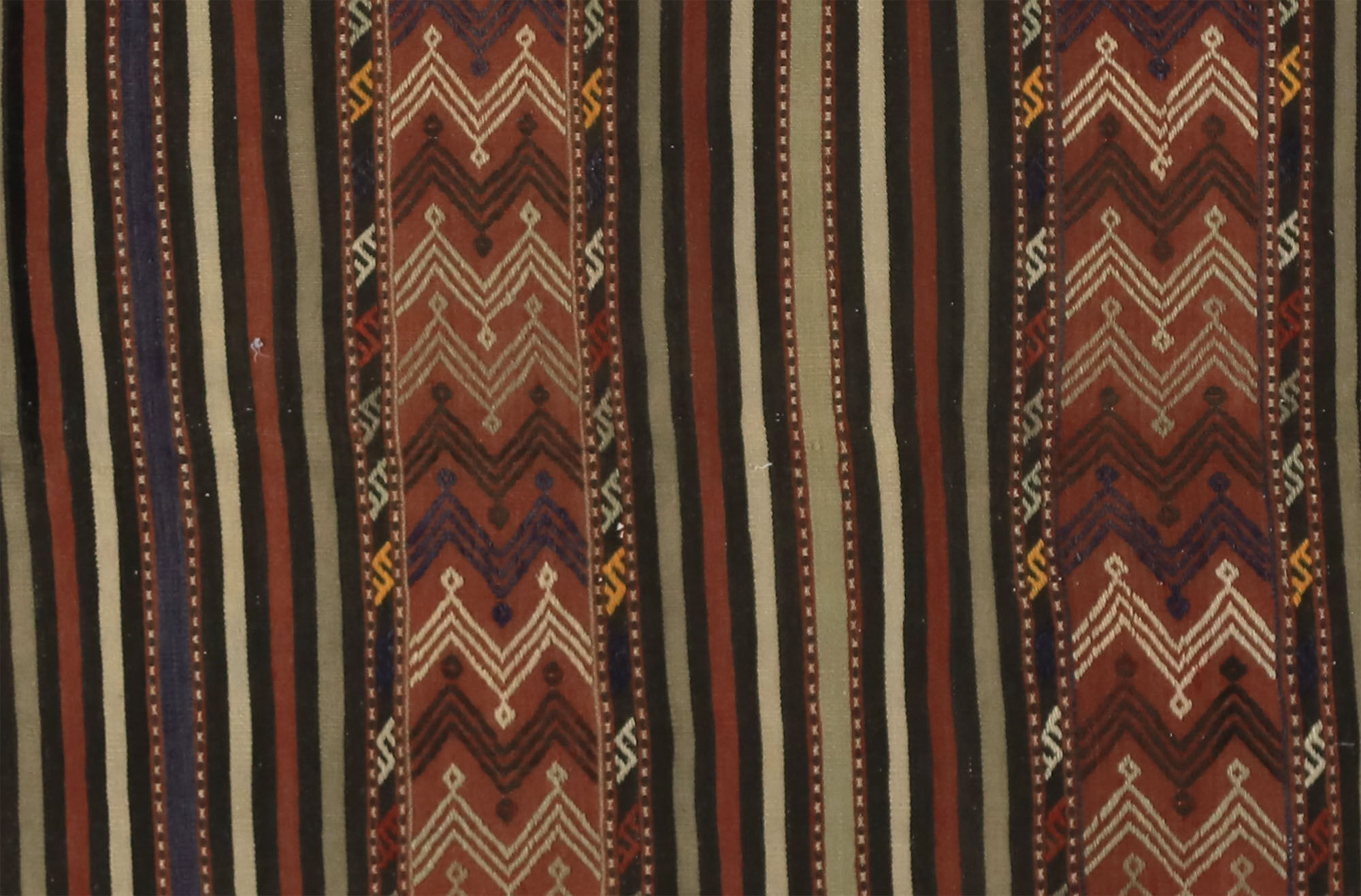 Anatolian handmade kilim rug 284 cm x 146 cm