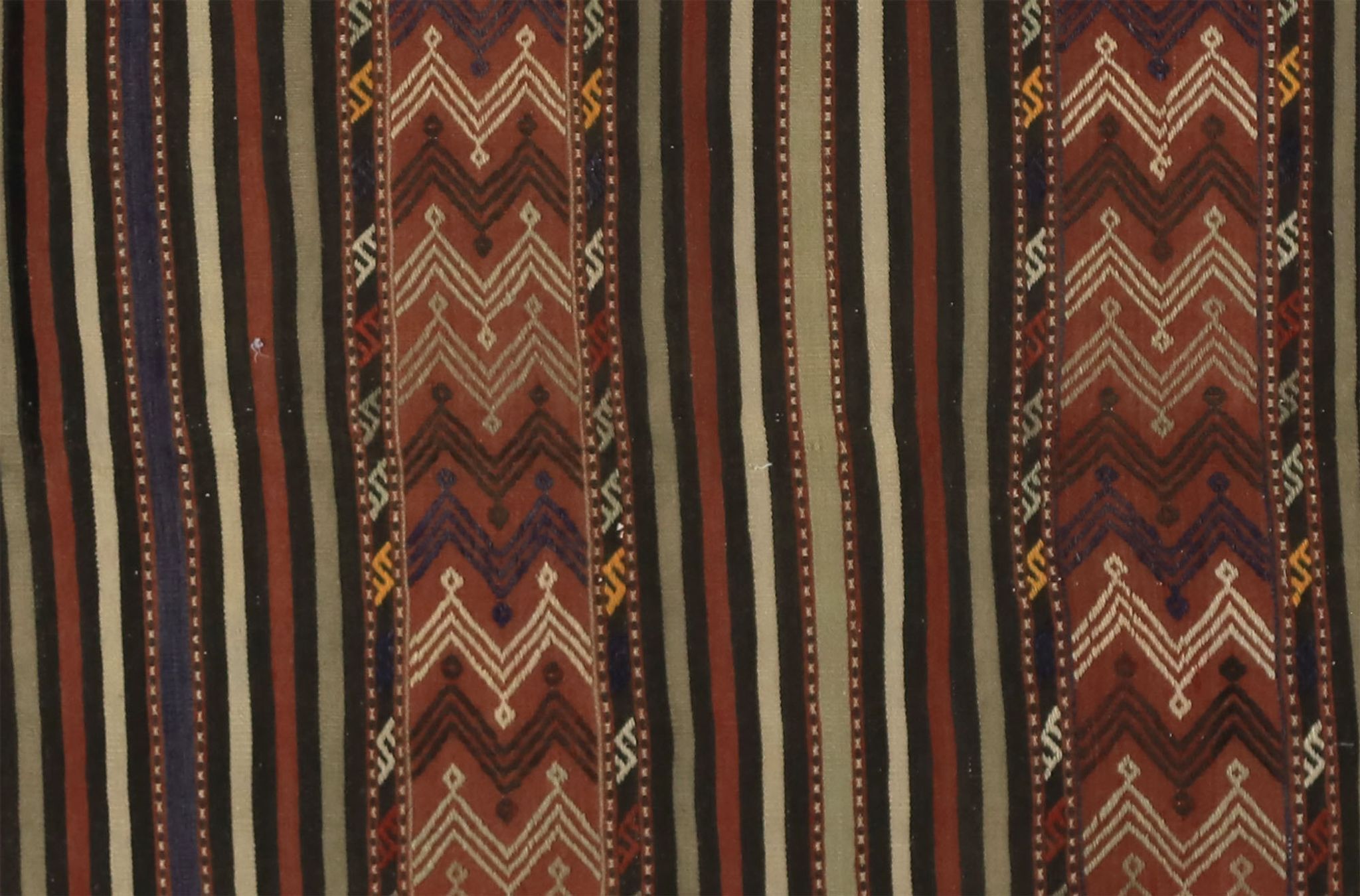 Tapis kilim anatolien fait à la main 284 cm x 146 cm