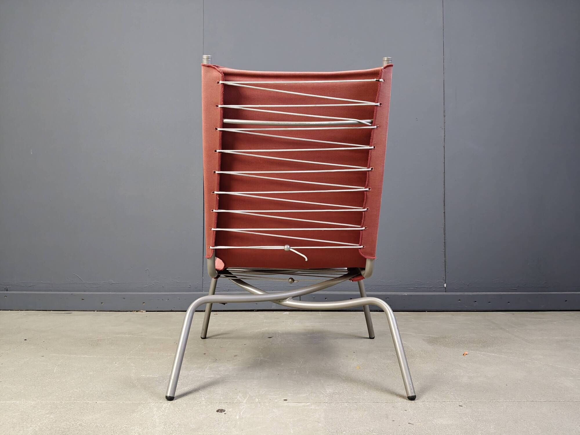Vintage crossed legged lounge chair by Fabiaan Van Severen, 1990s