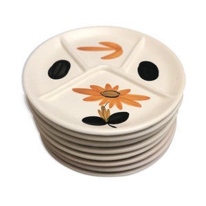 assiettes compartimentées