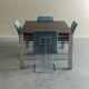 Dining table by Giovanni Offredi for Saporiti
