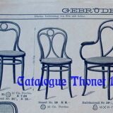 2 Thonet No. 19 chairs with new "oak-style" caning.