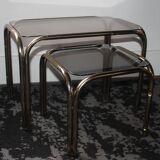 Set of 2 nesting tables of the 70s