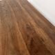 Solid walnut farmhouse table with spindle legs