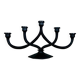 Chandelier brutaliste en fer forgé
