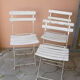 Wooden garden folding chairs