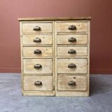 10-drawer wooden chest of drawers