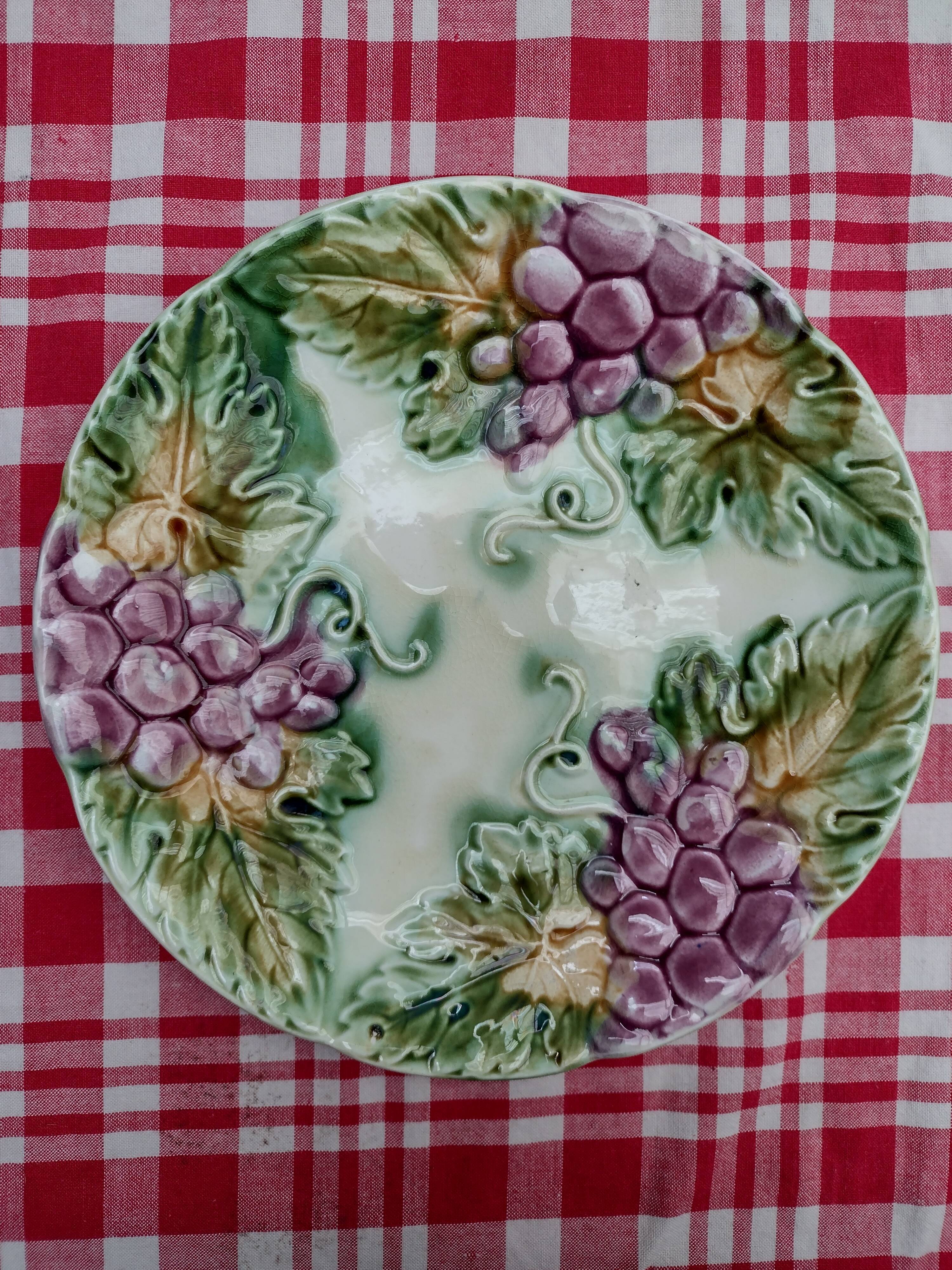 set of 4 plates splashes autumn