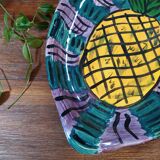 Multicolored pineapple pattern plate