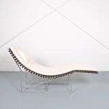 German Spine Back Lounge Chair Chaiselongue by Peter Strassl 70s