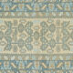 Vintage Faded Turkish Handmade Blue Wool Rug 4'7" X 7'7"